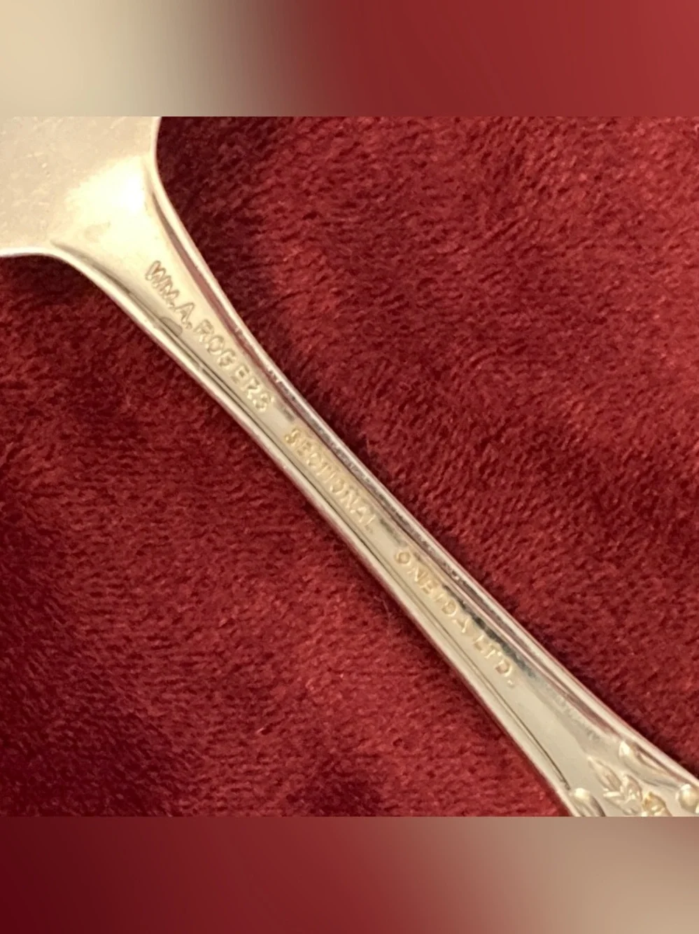 Wm Rogers set silver